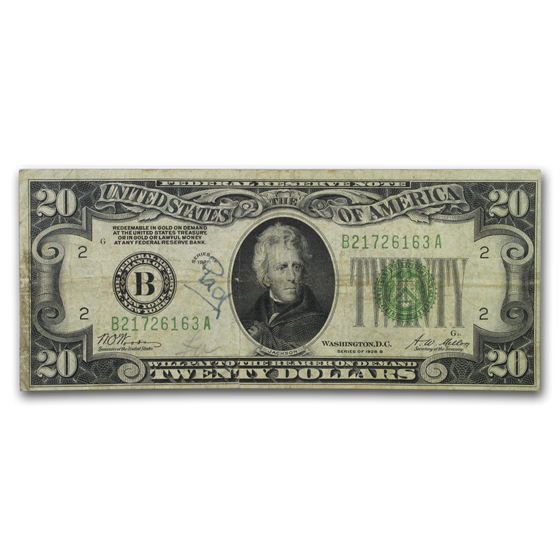 1928/1934 $20 FRN Cull/Good 1928/1934 $20 FRN Cull/Good